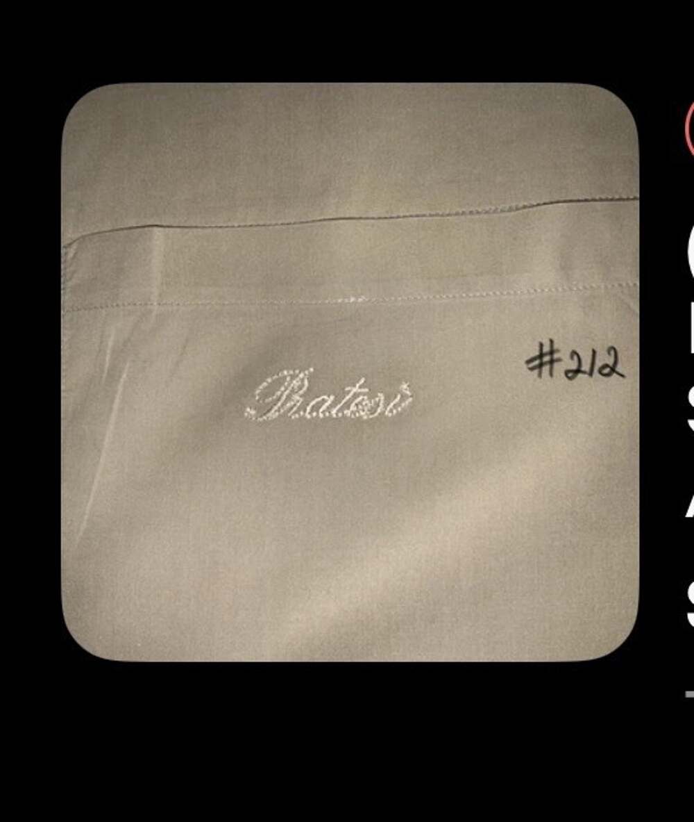 (#212) NEW PRATESI BOUDOIR SHAM~TAUPE/GOLD ANGEL SKIN ORG $150